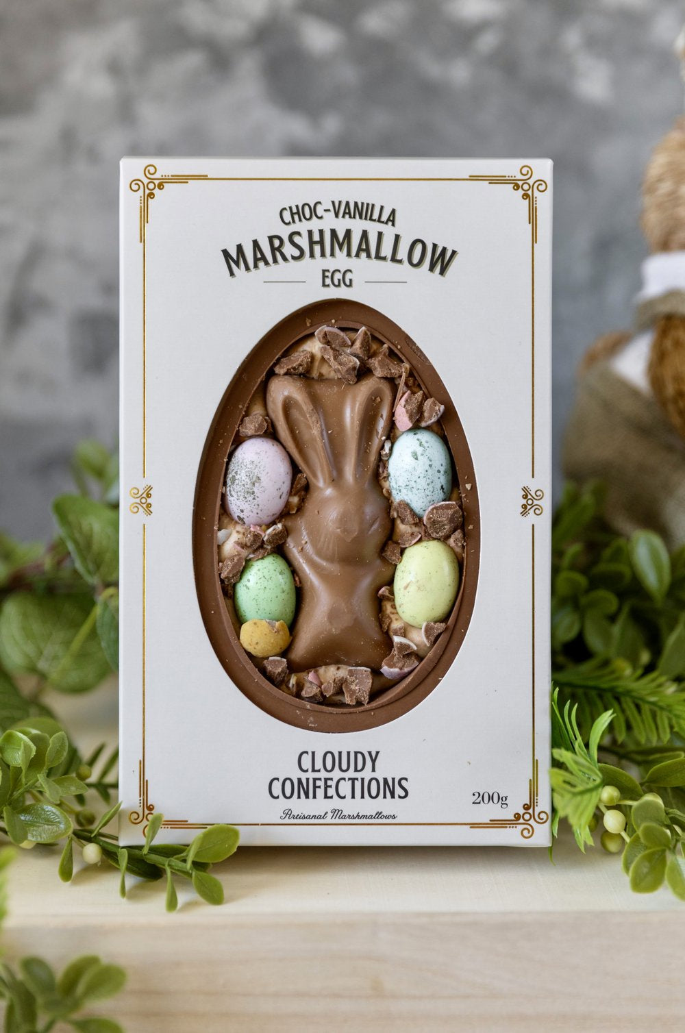Choc-Vanilla Marshmallow Easter Egg