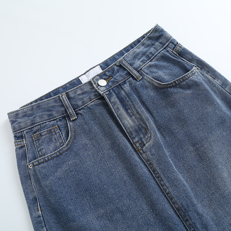 May Day Denim Maxi Skirt - Indigo
