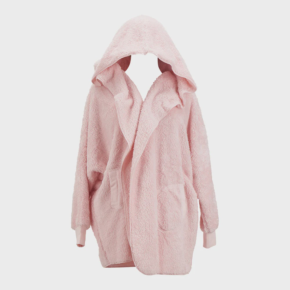 Cosy Luxe Cardi Robe - Pink Quartz