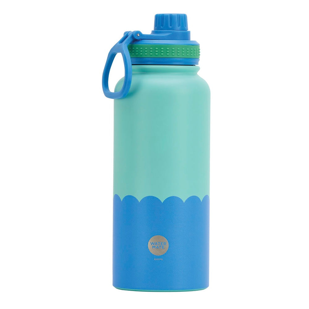 Watermate Drink Bottle 1 Litre - Aqua & Blue
