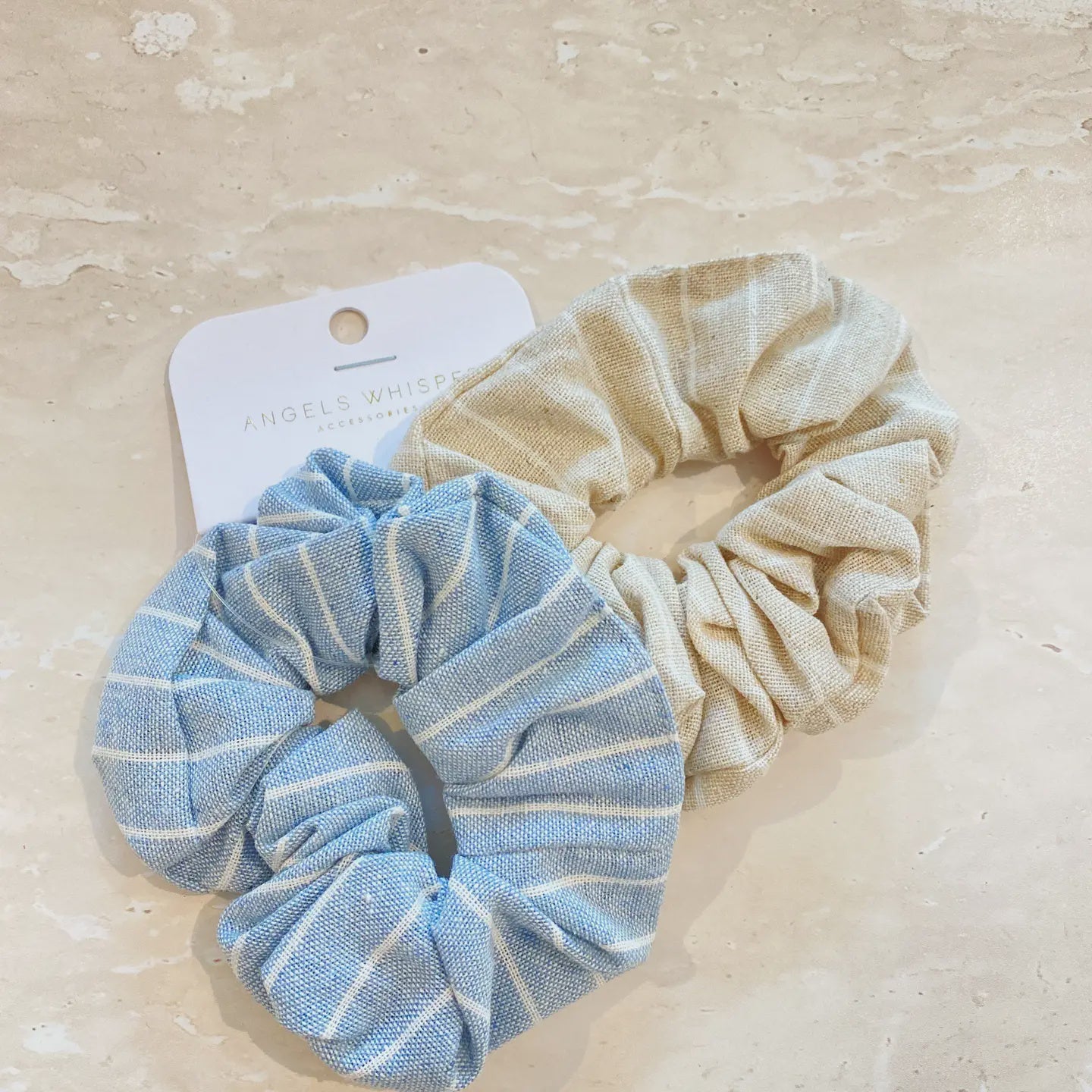 Oatly Linen Scrunchie Pack