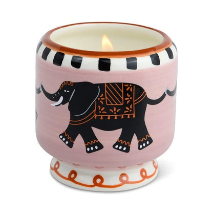 Elephant Ceramic Candle - Tobacco & Vanilla