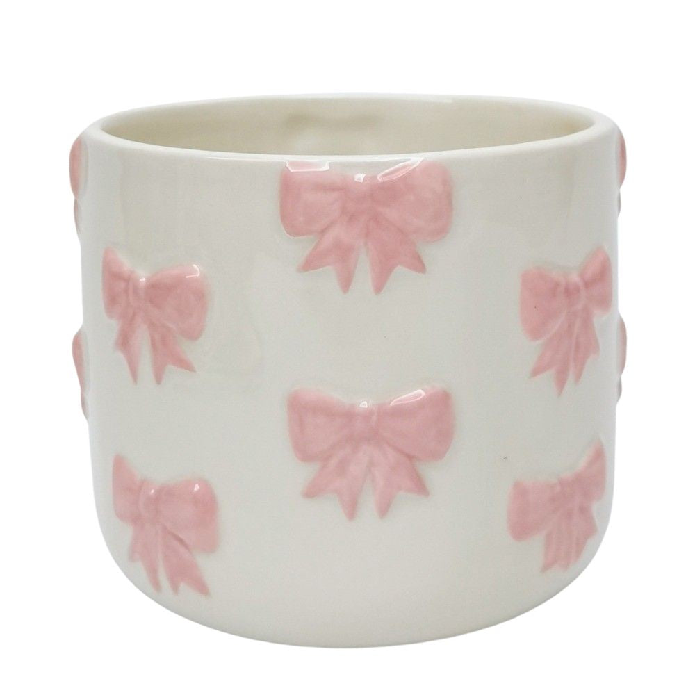 Bow Planter Pink