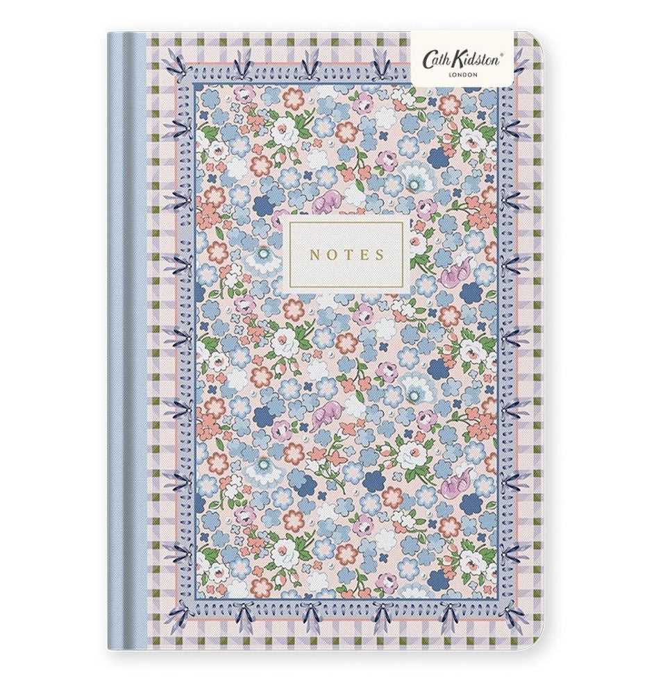 Cath Kidston A5 Premium Hard Cover Notebook-Cream Dreamy Ditsy Check