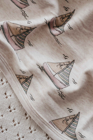 Sail Away Jersey Swaddle