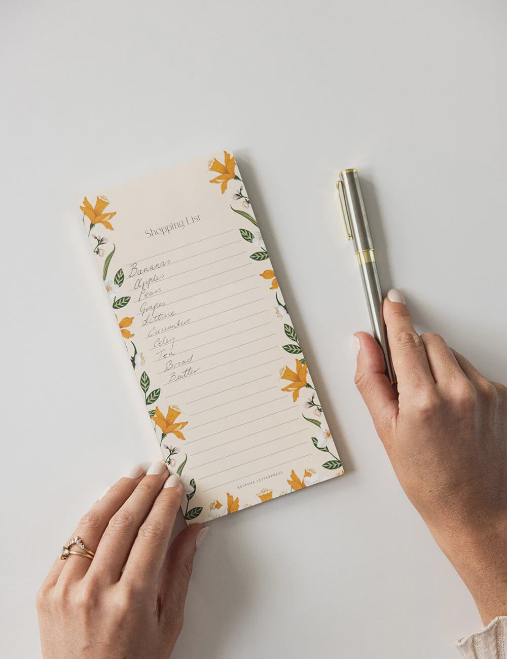 Daffodil Shopping List DL Notepad