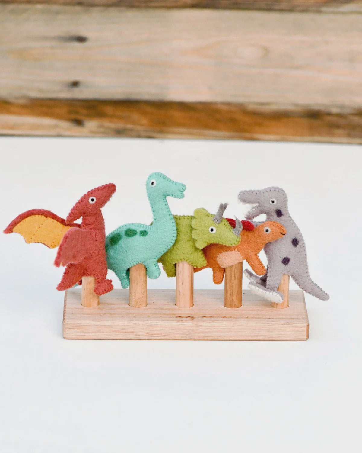 Finger Puppet Set - Dinosaur