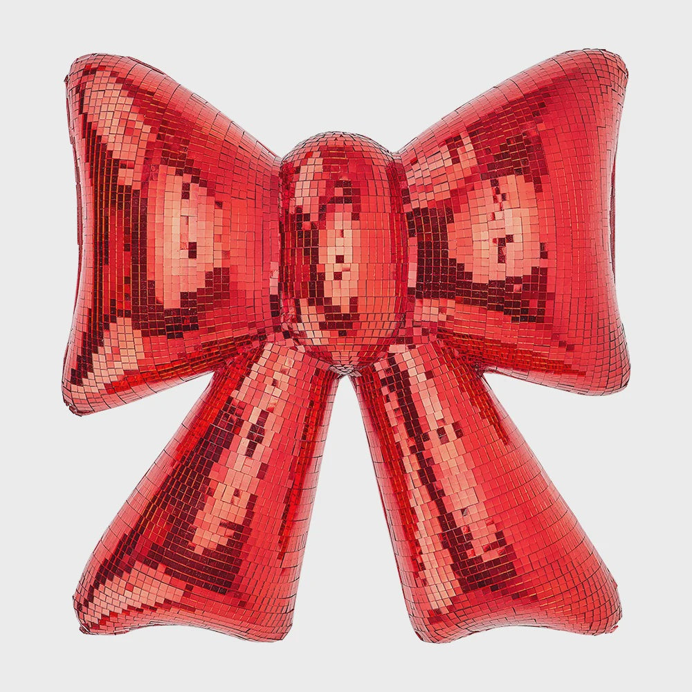 Christmas Disco Door Bow