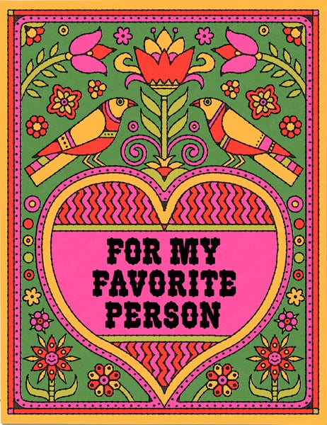 Favourite Person Greeting Card