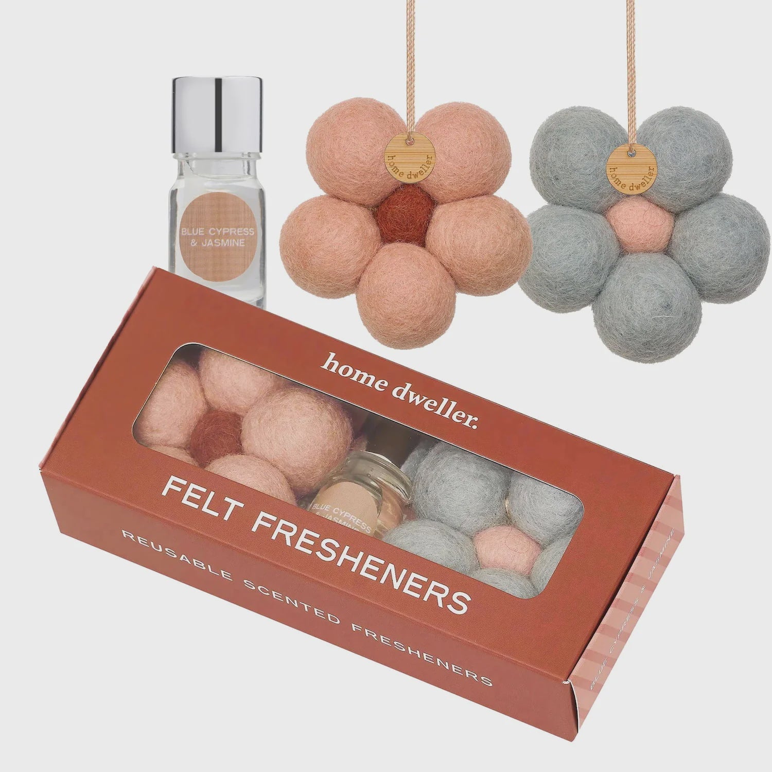 Felt Fresheners - Blue Cypress & Jasmine