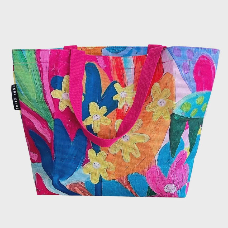 Flower Joy Tote Bag