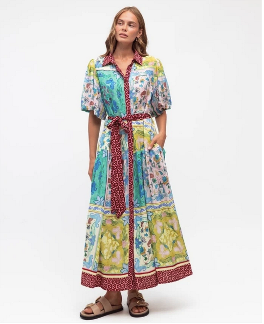 Garden Mosaic Maxi Dress