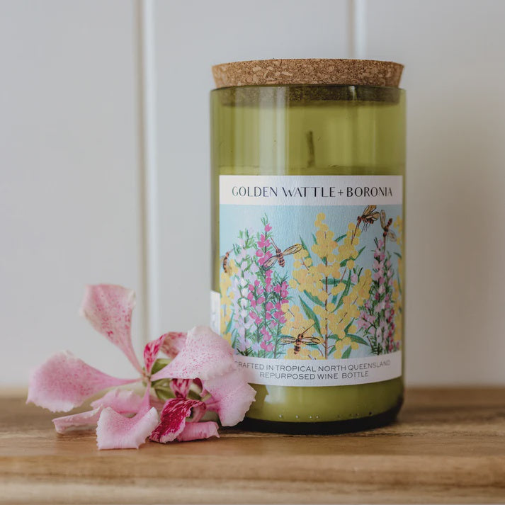 Golden Wattle + Boronia Coco Soy Candle