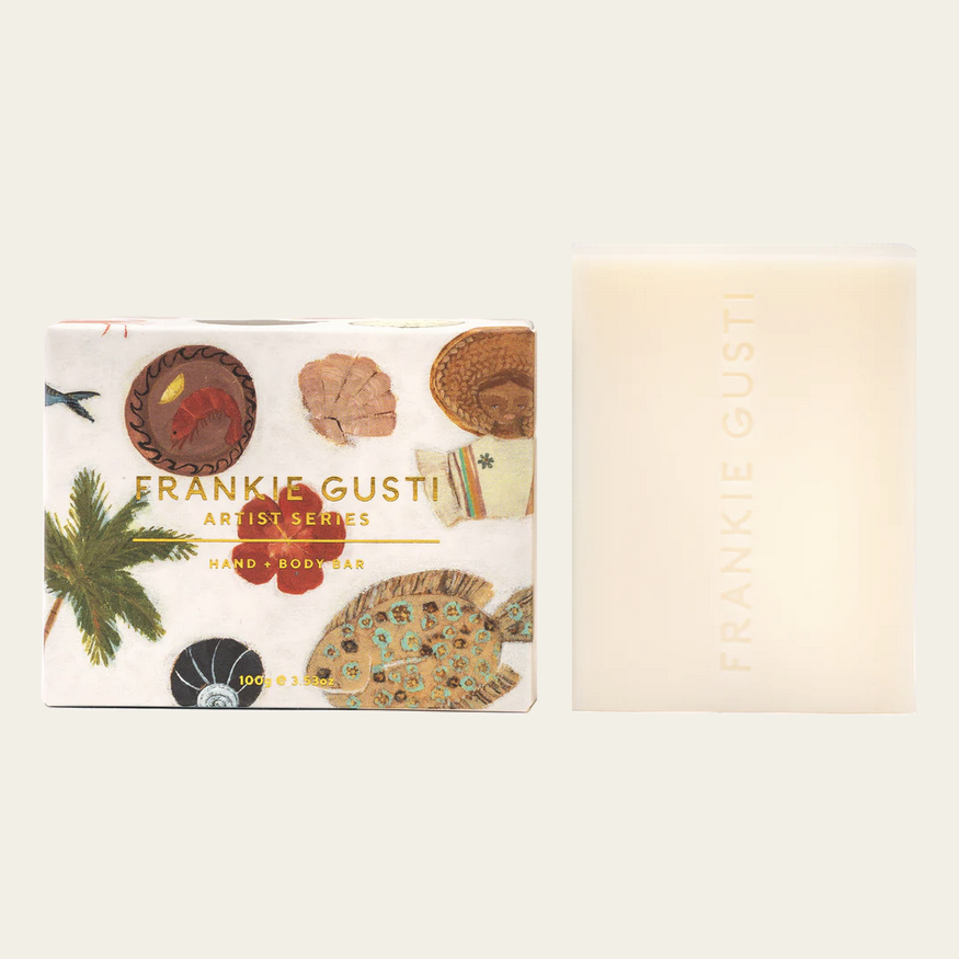 Frankie Gusti Hand & Body Bar - Olive Leaf, Citrus & Salt