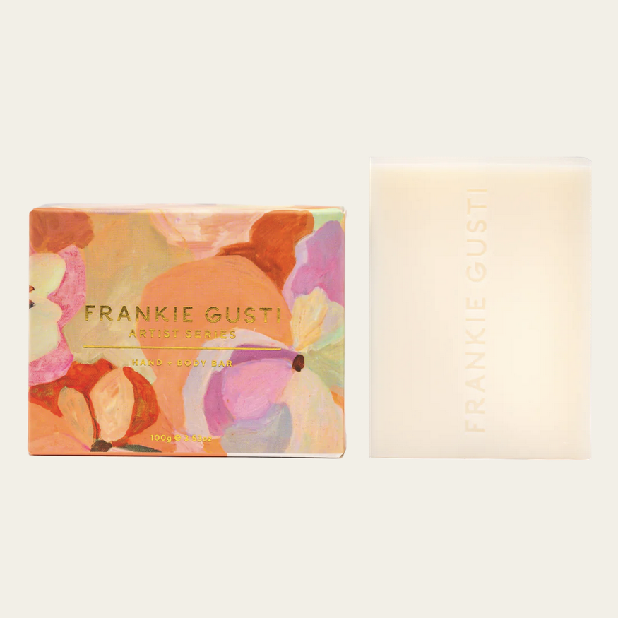 Frankie Gusti Hand & Body Bar - Sweet Pea & Lychee