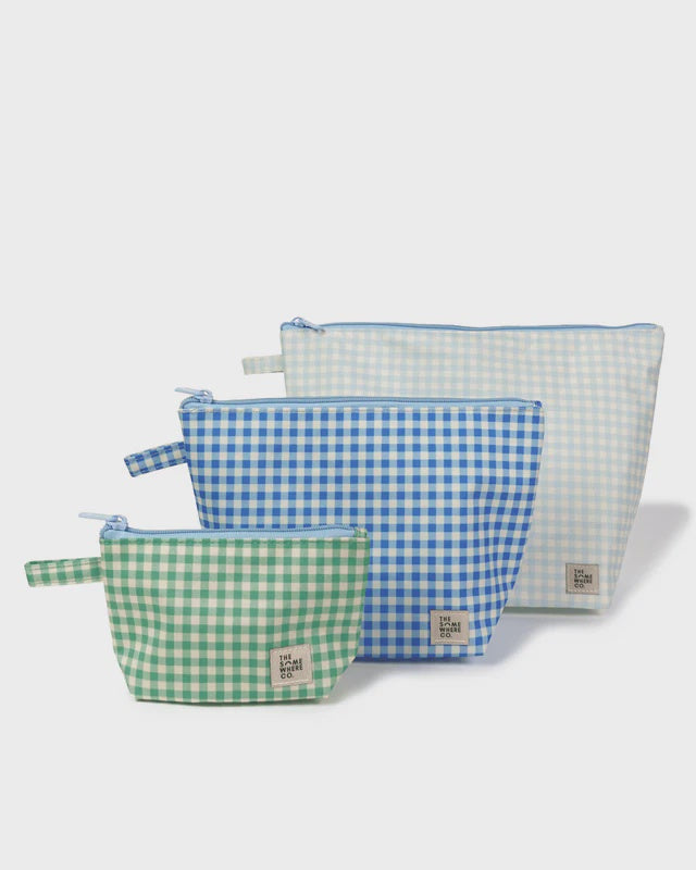 Blueberry Handy Pouch Trio