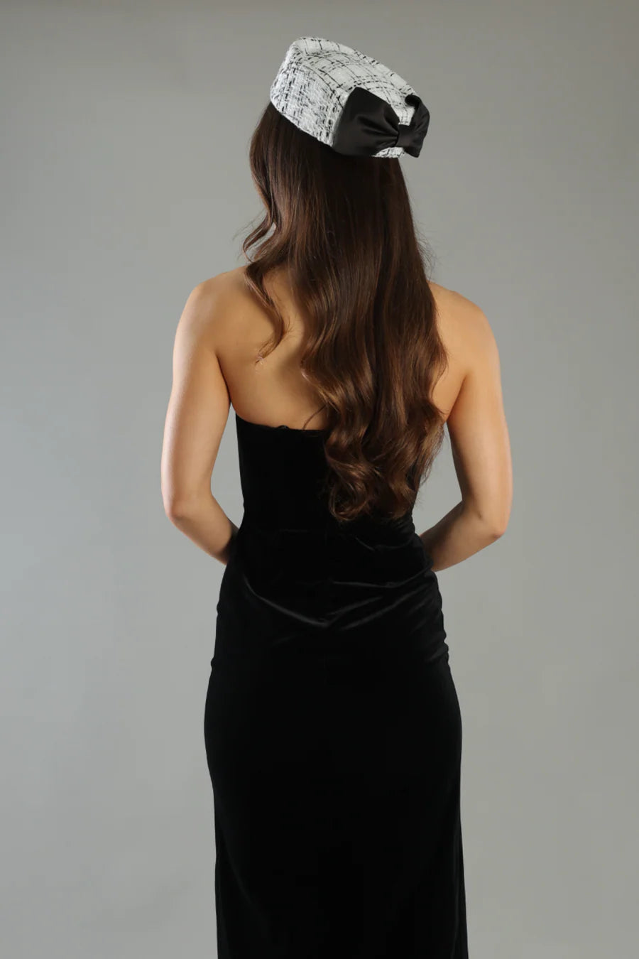 Kennedy Racewear Pillbox Hat in White