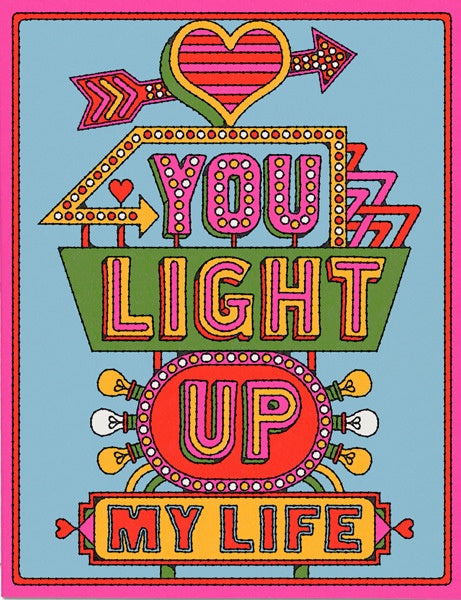 Light Up My Life Greeting Card