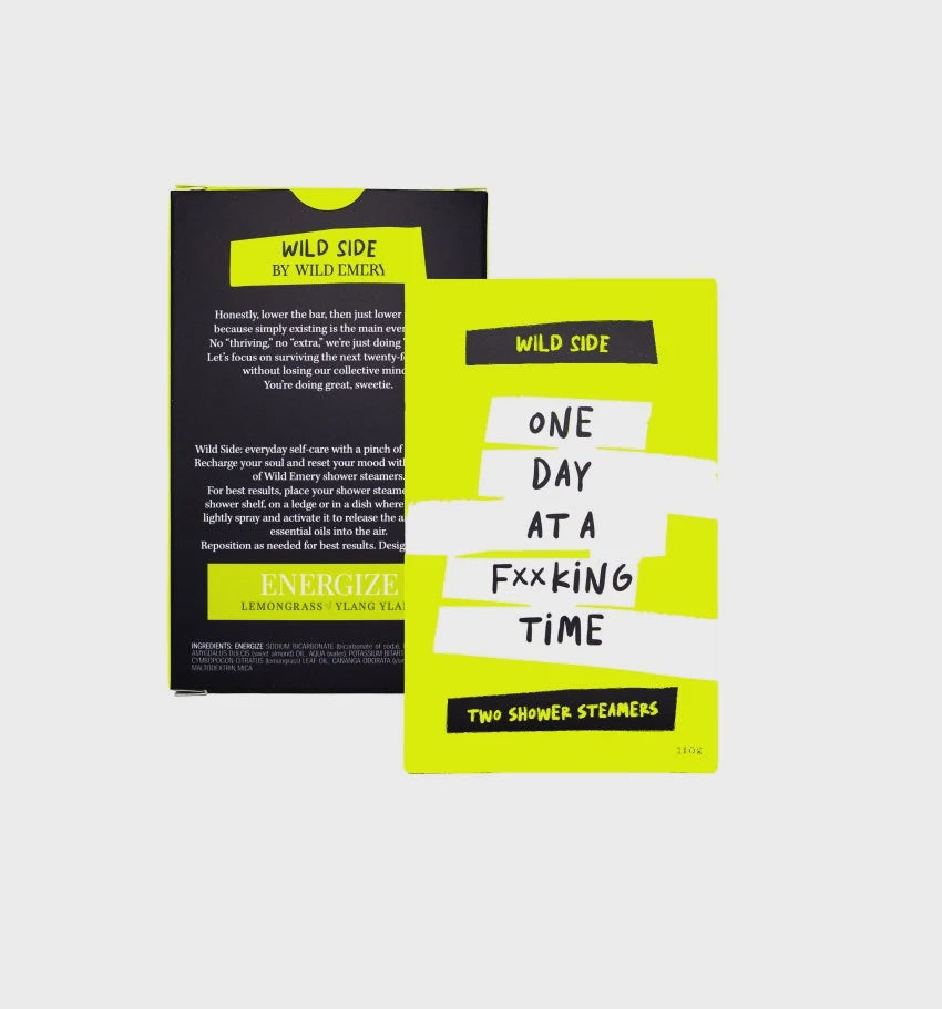 One Day At A F**king Time Shower Steamer Two Pack