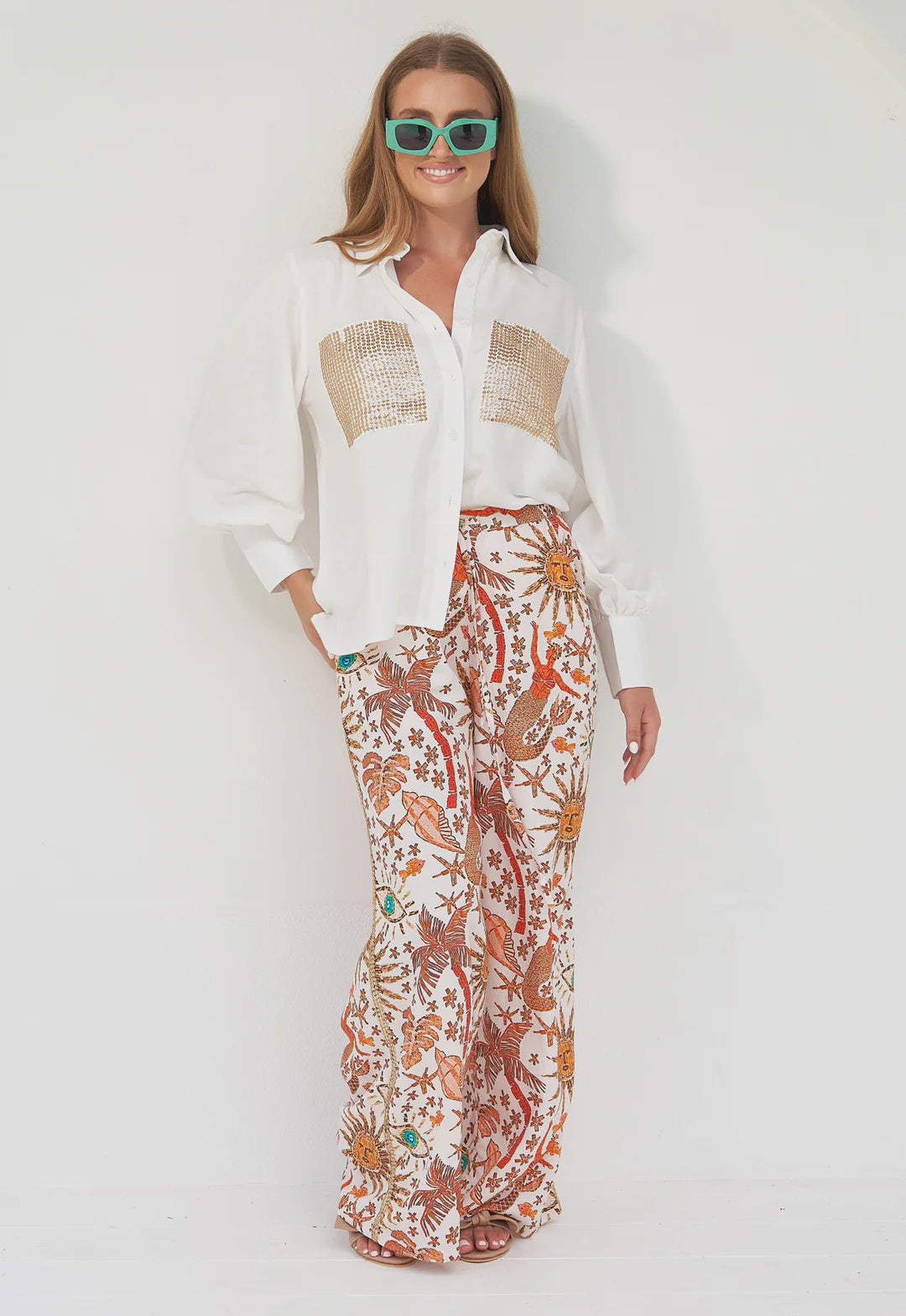 Scarlet Pant in Sunshine Bling