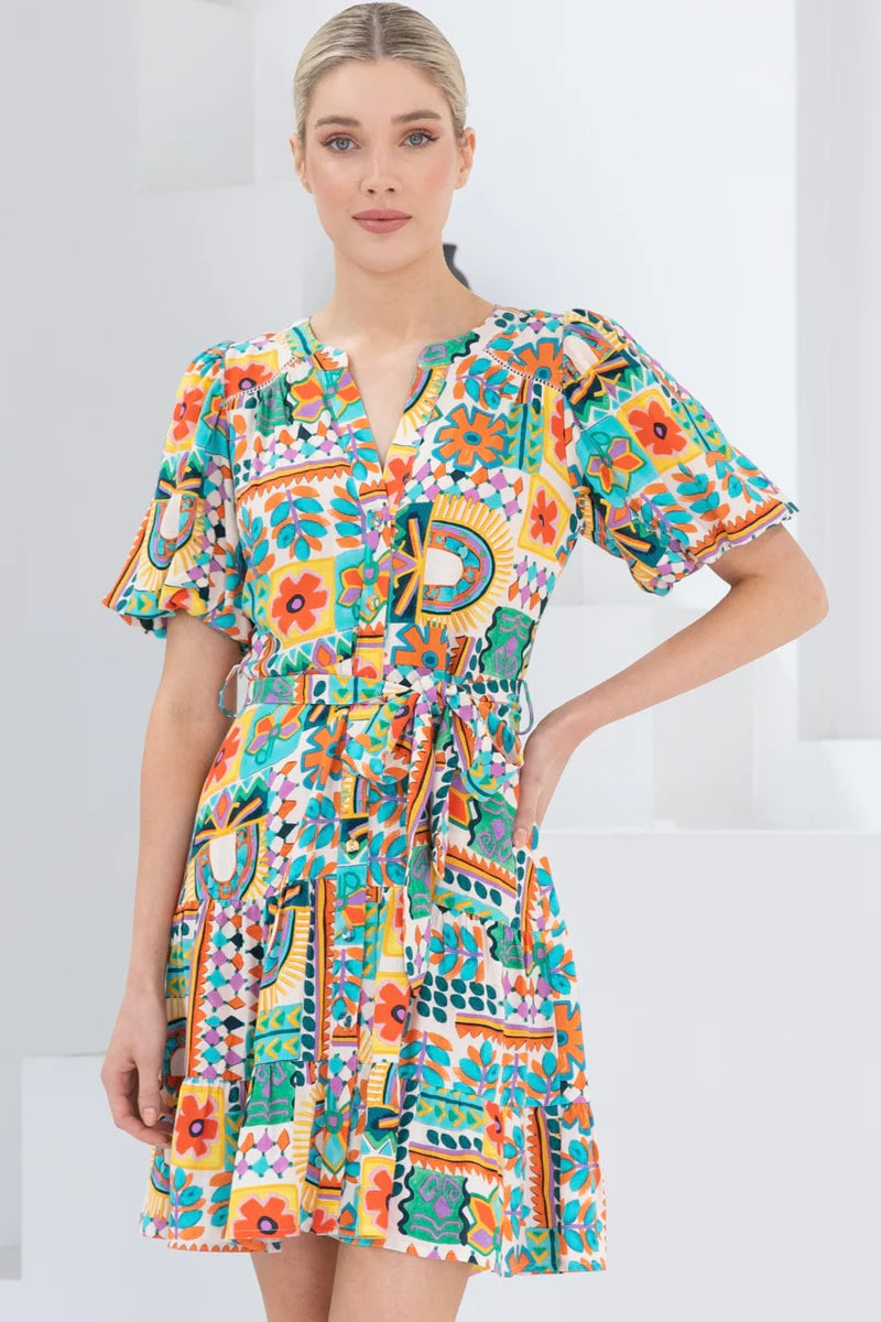 Elora Tropical Dress