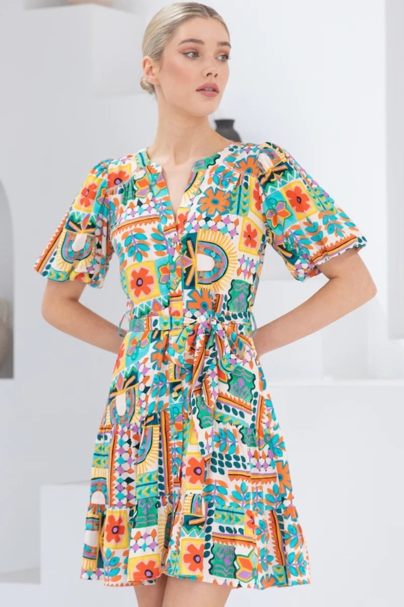 Elora Tropical Dress