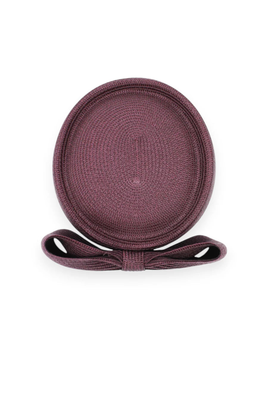 Tara Racewear Pillbox Hat in Dark Cherry Red