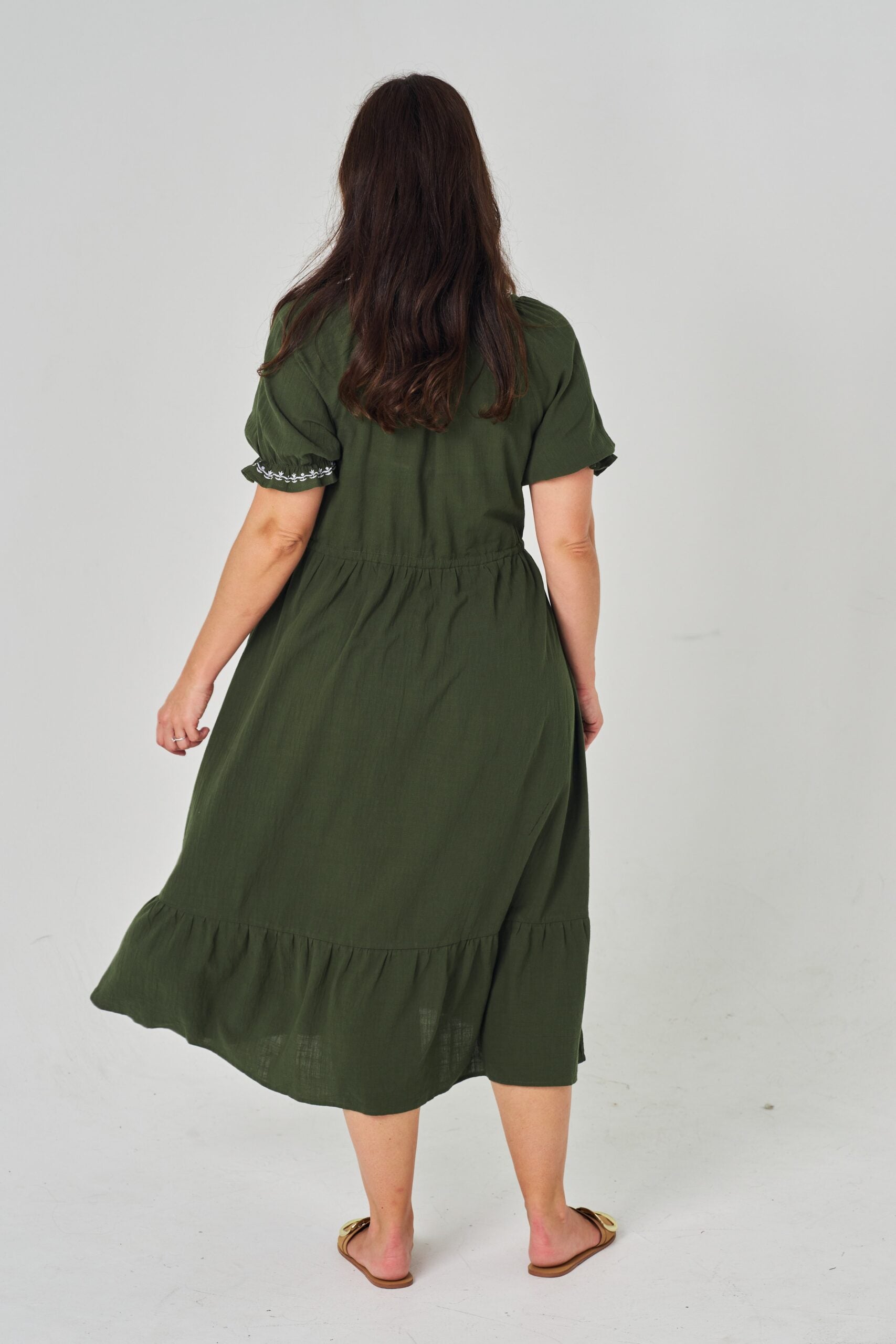 Tassa Khaki Dress
