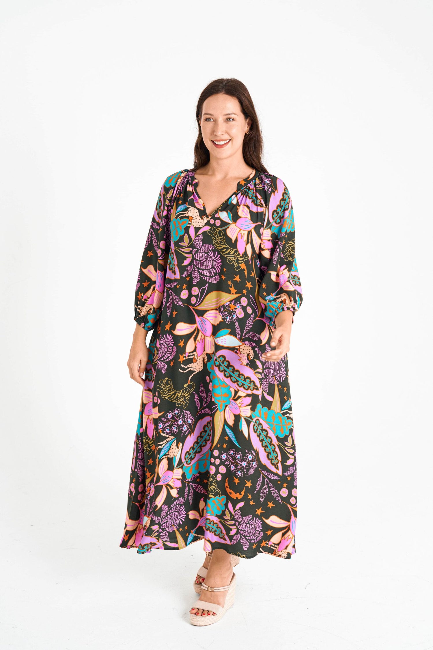 Deep Forest Maxi Dress