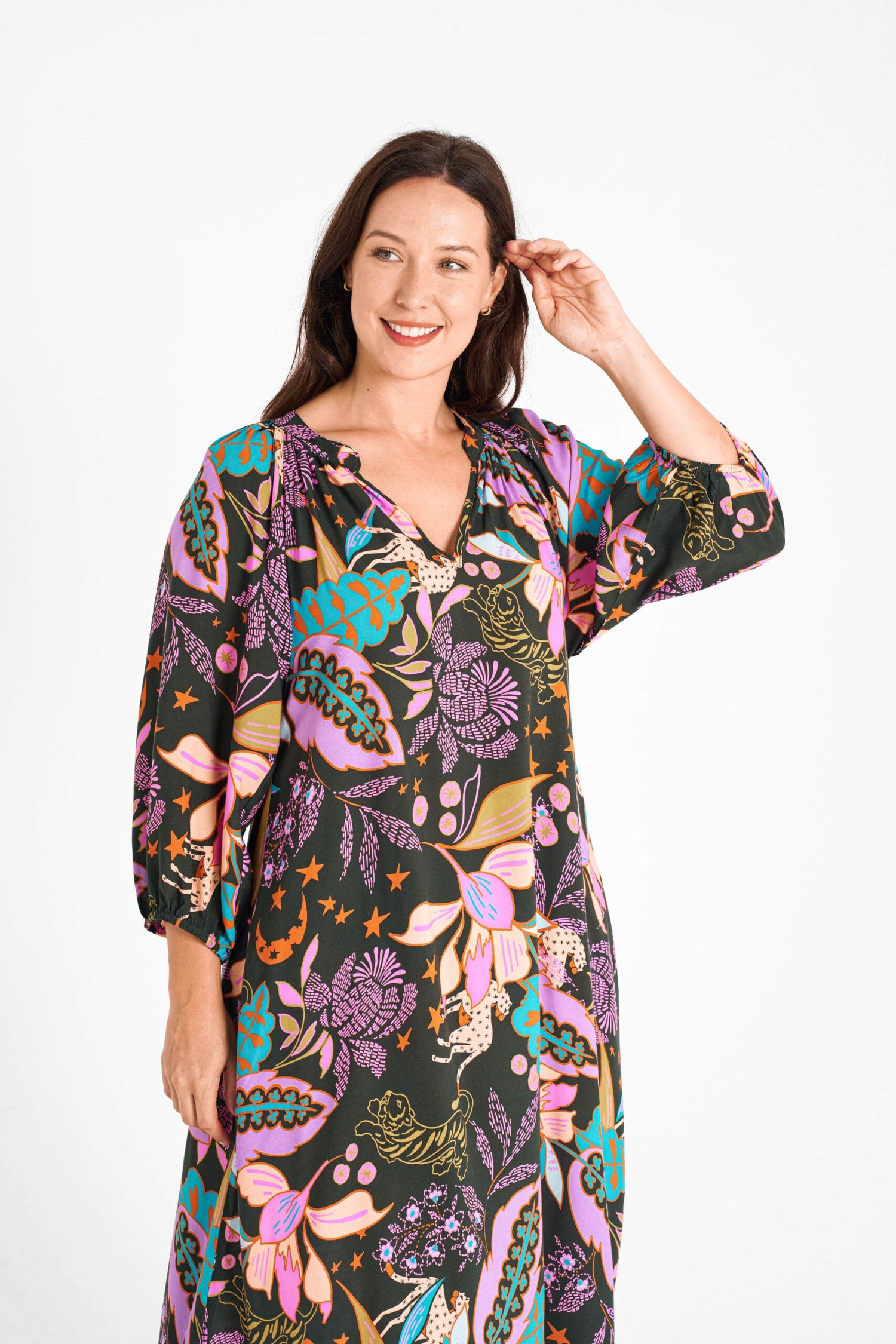 Deep Forest Maxi Dress