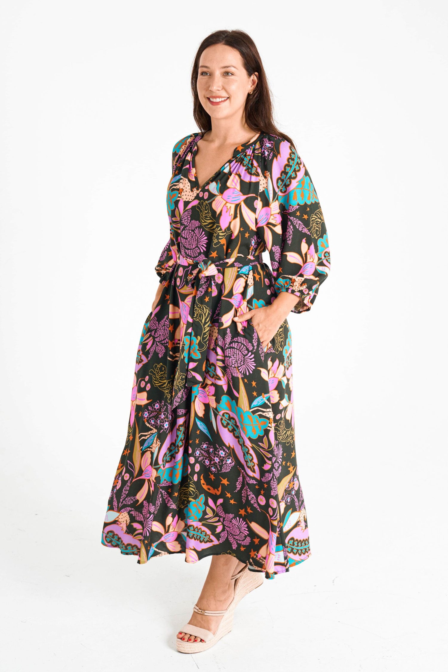 Deep Forest Maxi Dress
