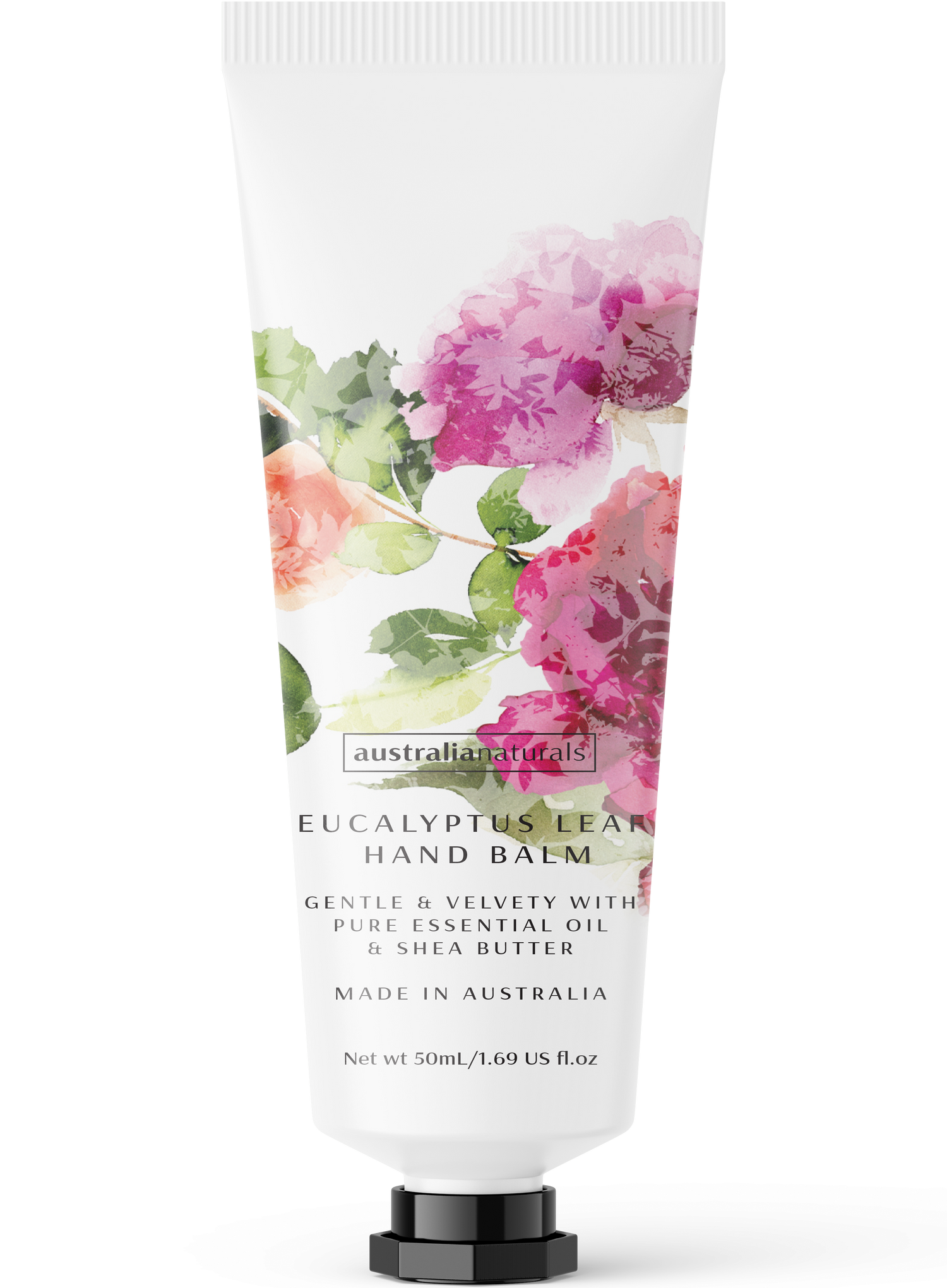 Australian Naturals Watercolour Florals Eucalyptus Hand Cream 50ml