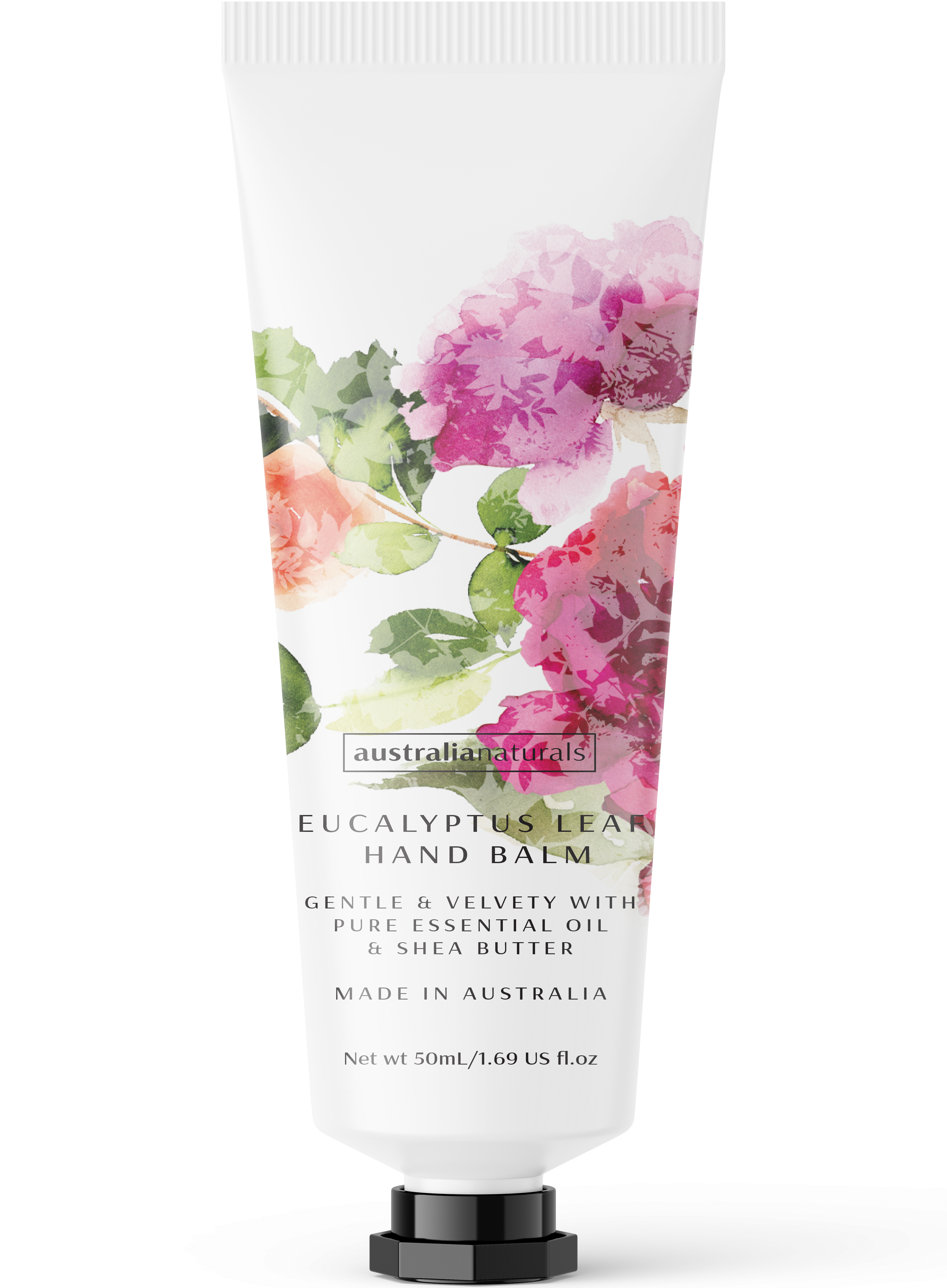 Australian Naturals Watercolour Florals Eucalyptus Hand Cream 50ml