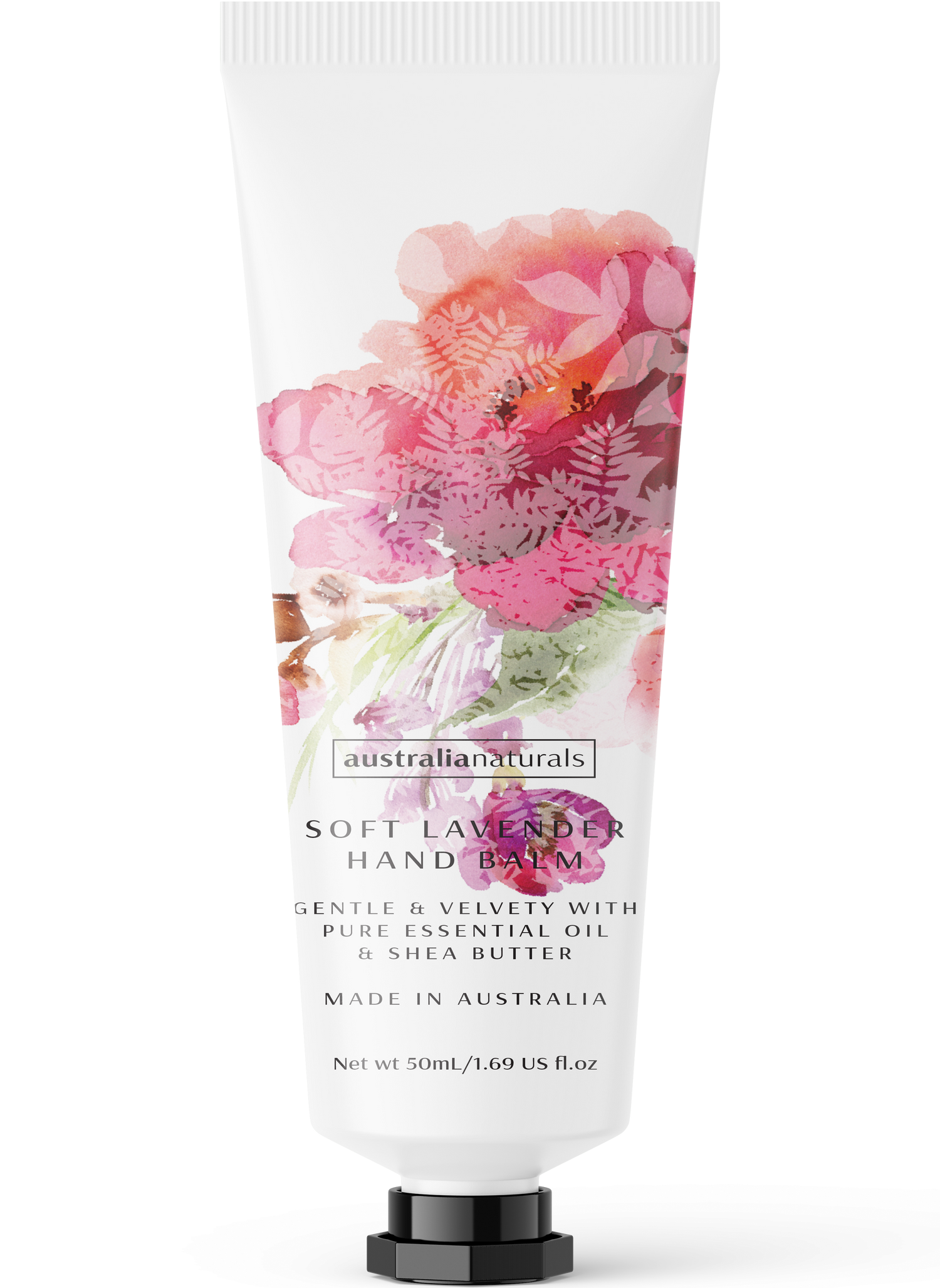 Australian Naturals Watercolour Florals Lavender Hand Cream 50ml