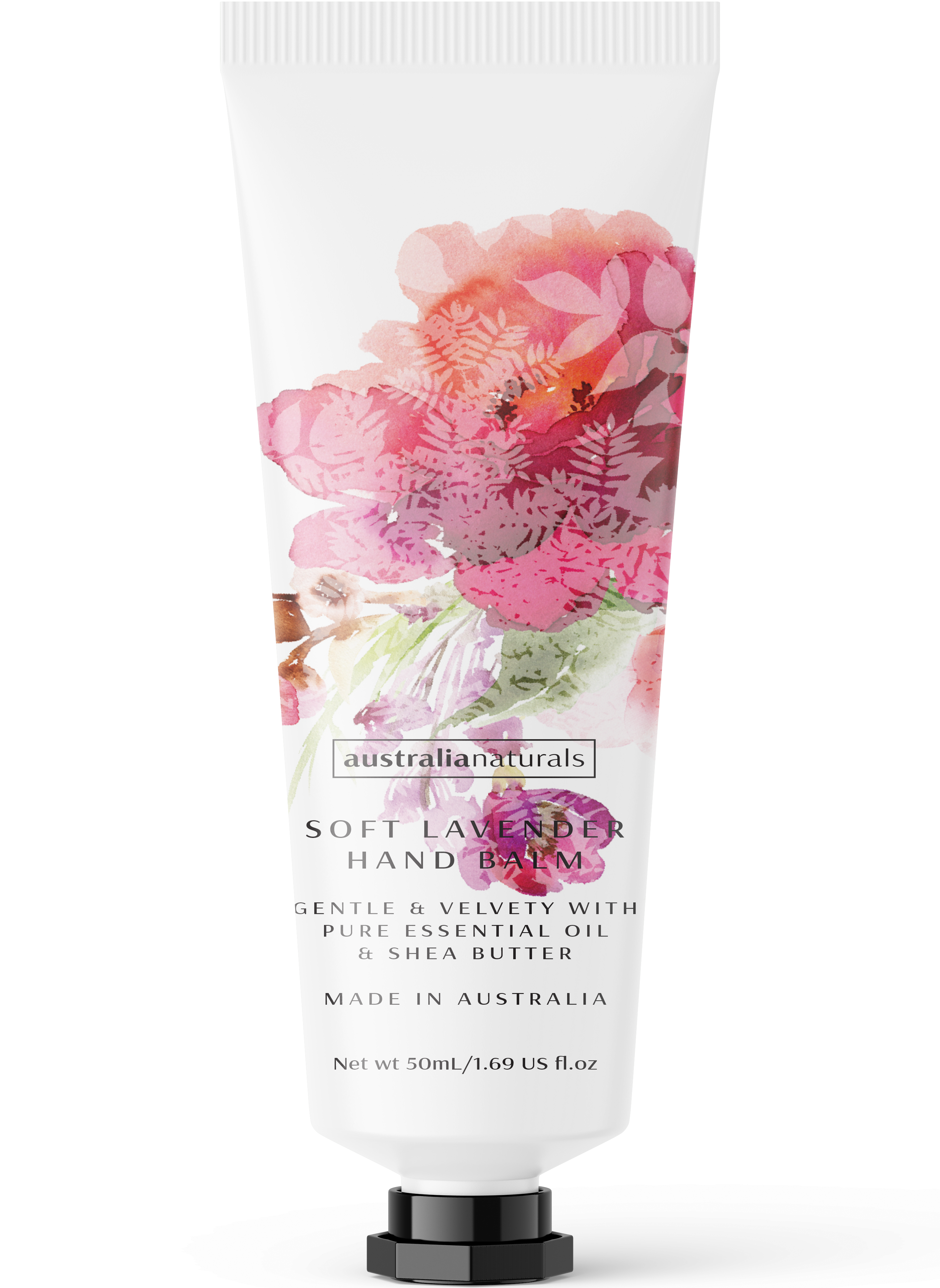 Australian Naturals Watercolour Florals Lavender Hand Cream 50ml