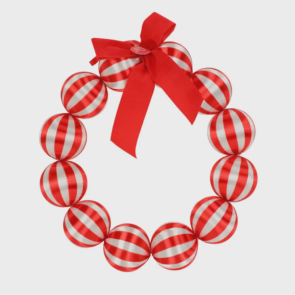 Christmas Bauble Door Wreath