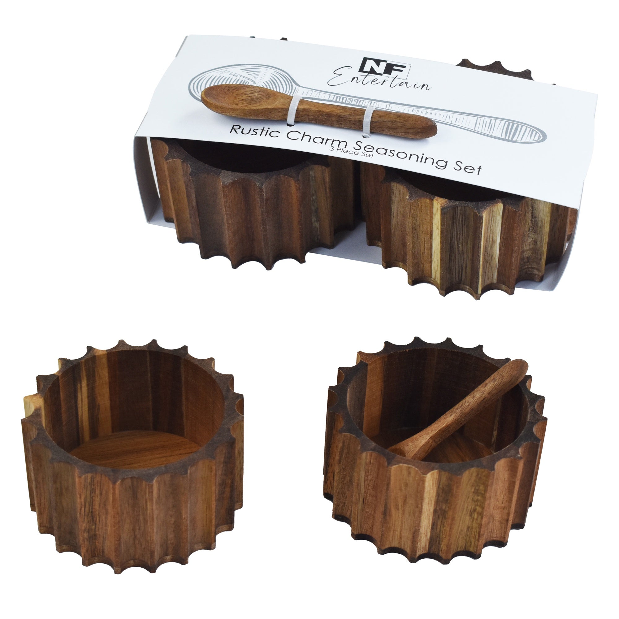Rustic Charm Seasoning Set - Set of 3