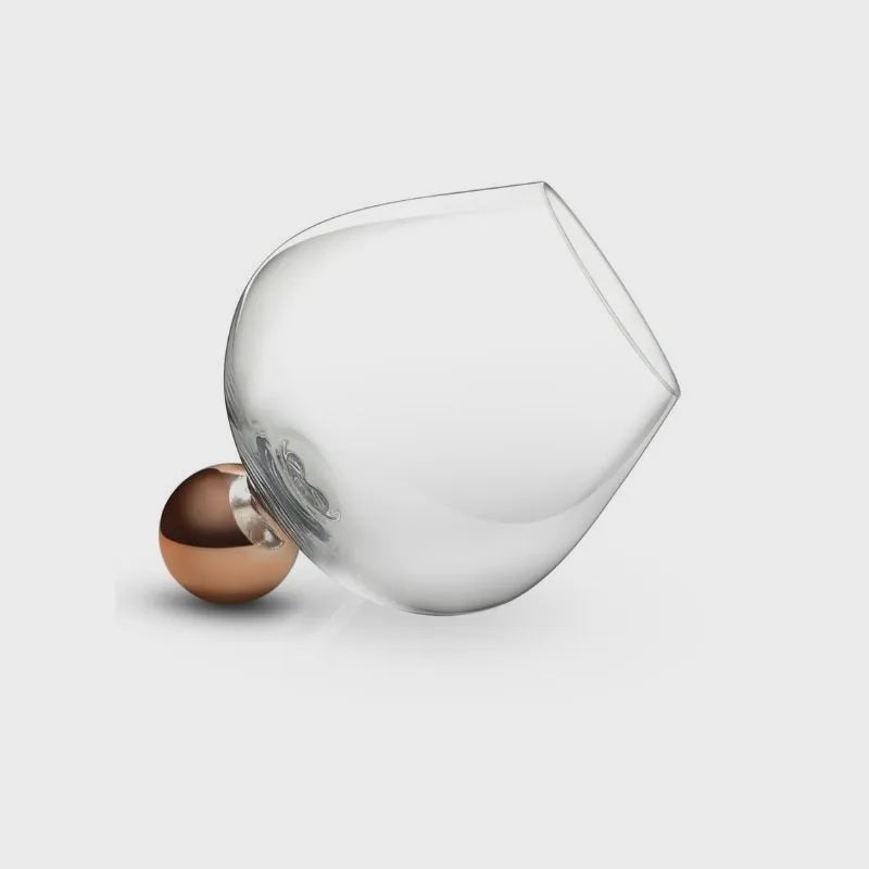 Aerating Wine Glasses with Ball Base
