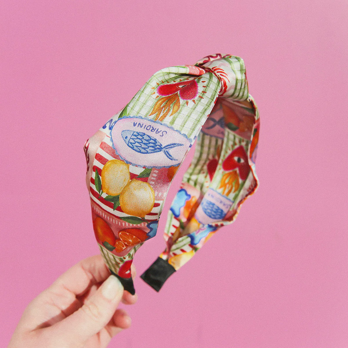 Amore 100% Silk Knot Headband