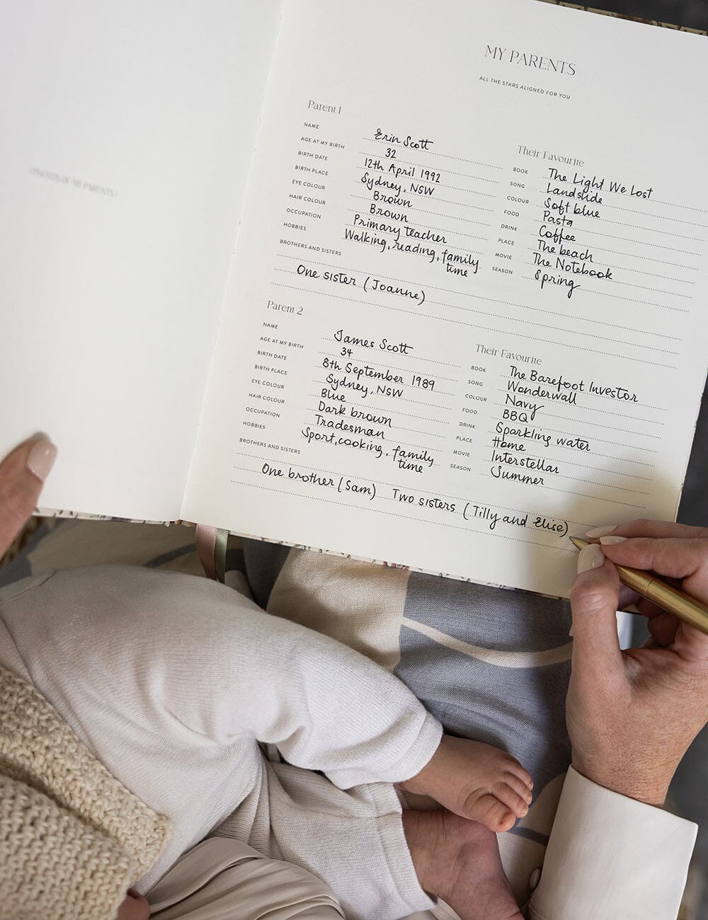 Heirloom Baby Memory Journal