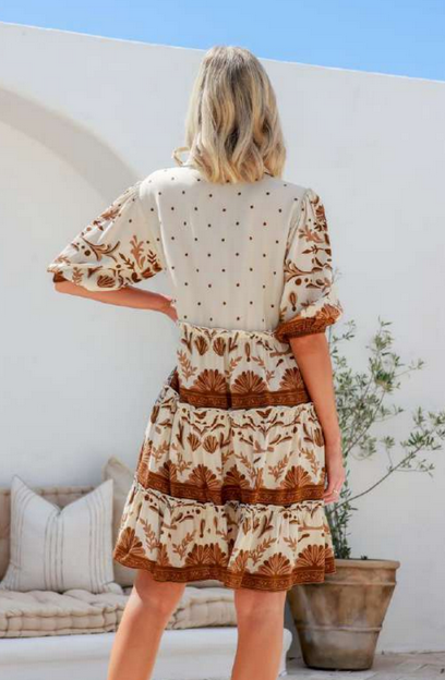 Barcelona Dress - Latte