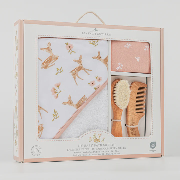 4pc Baby Bath Gift Set - Sophia Garden