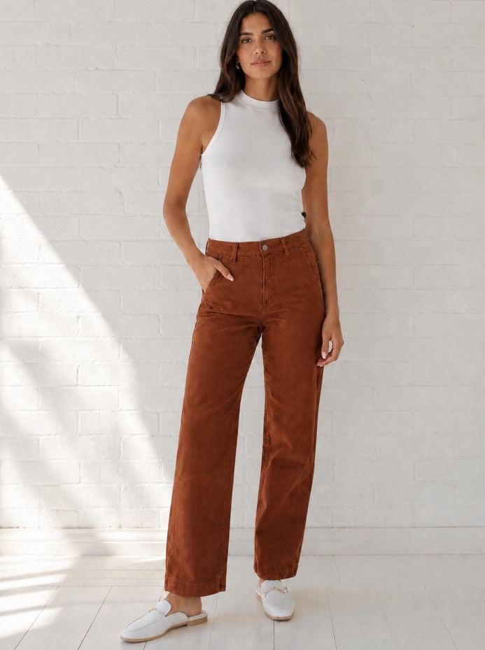 Bell Barrel Jeans - Tan