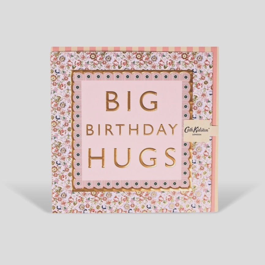 Big Birthday Hugs Greeting Card