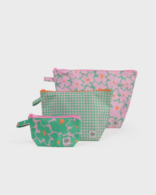 Blossom Handy Pouch - Set of 3