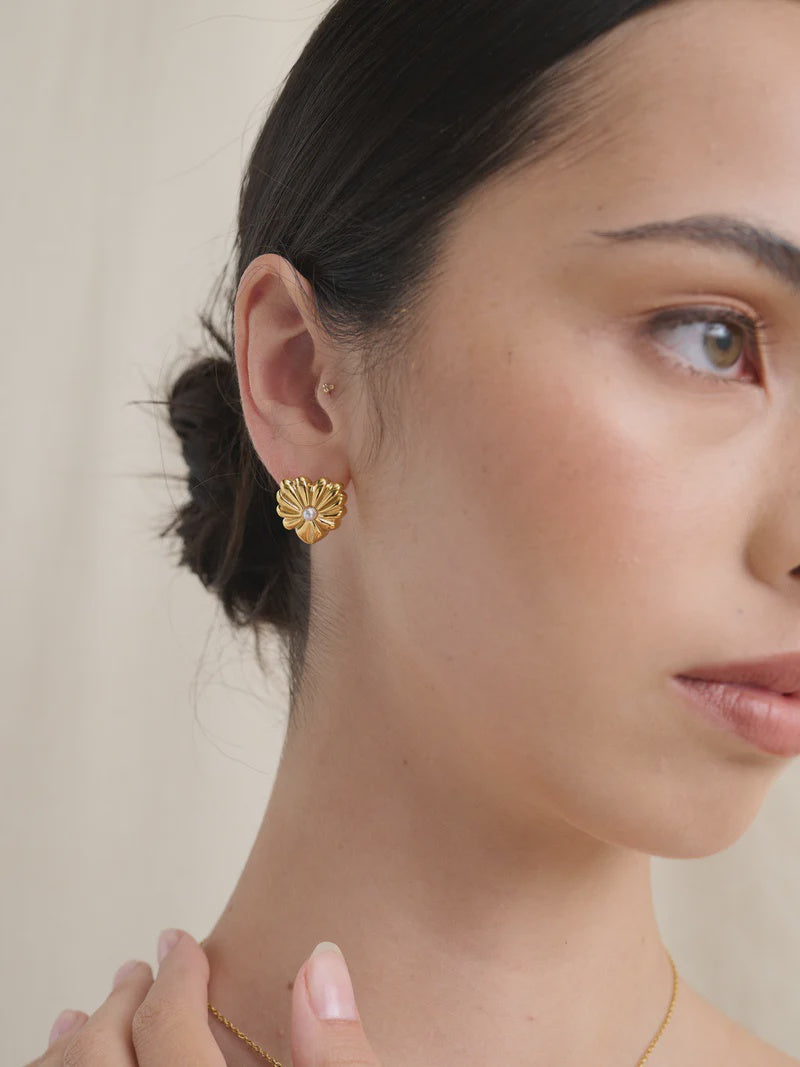 Brie Pearl Earrings