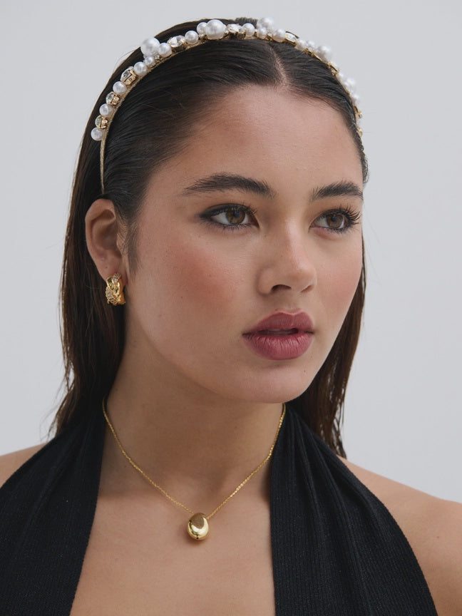 Bubble Pearl and Gem Headband