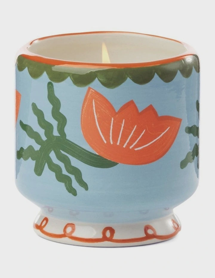 Flower Ceramic Candle - Cactus Flower