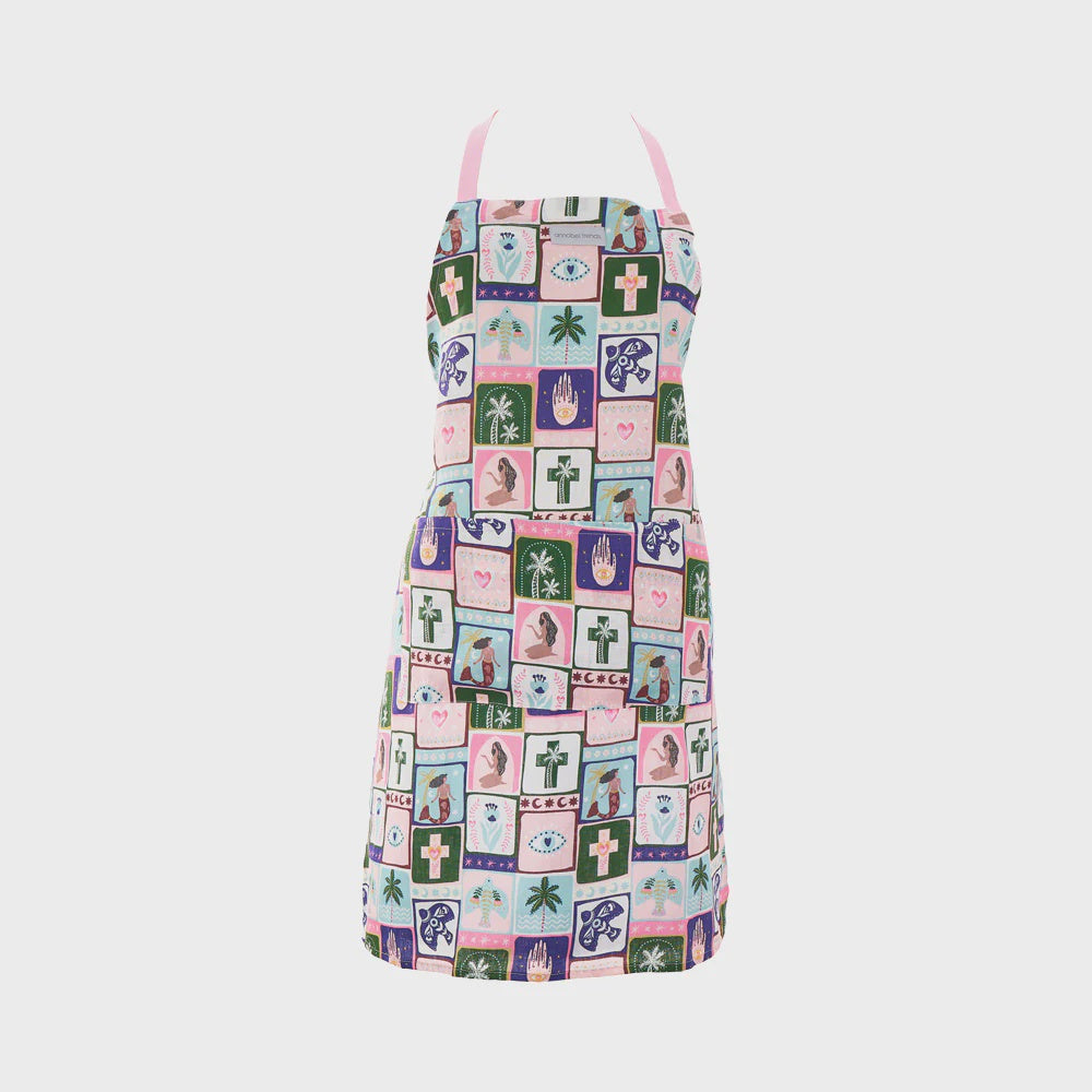 Linen Apron - Celestial Dreams