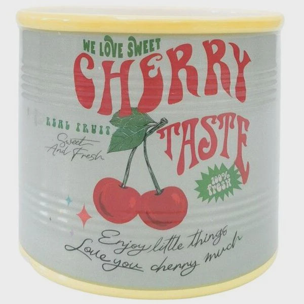 Cherry Taste Tin Planter 12cm